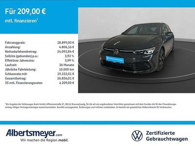 Gebraucht VW Golf VIII R-line 150 PS (110 kW) 2023 Grau Kleinwagen