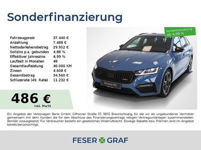 Blau Gebraucht 2024 Skoda Octavia RS Kombi | 37.440 € (Guter Preis)