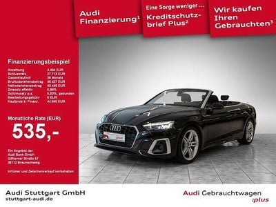 Gebraucht Audi A5 Cabriolet S-Line 265 PS (194 kW) 2022 Mythosschwarz metallic Cabrio