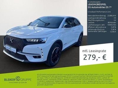 Gebraucht DS Automobiles DS7 Crossback Performance 181 PS (133 kW) 2022 Lack weiss banquise/lackierung plate standard SUV