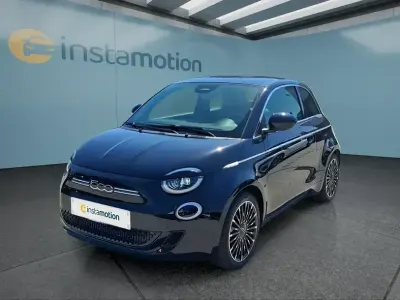Gebraucht Fiat 500e La Prima 86 kW (118 PS) 2022 Schwarz Kleinwagen