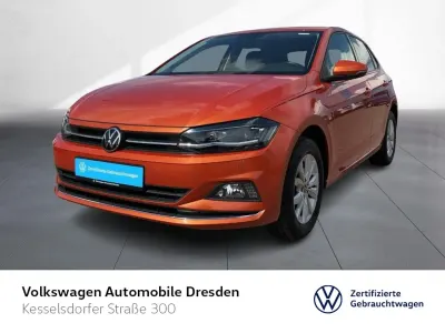 Gebraucht VW Polo Highline 95 PS (69 kW) 2021 Orange Kleinwagen
