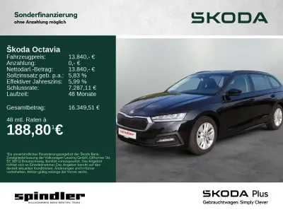 Gebraucht Skoda Octavia Ambition 116 PS (85 kW) 2022 Schwarz Kombi