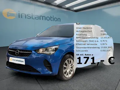 Gebraucht Opel Corsa-e Edition 100 kW (136 PS) 2022 Blau Kleinwagen