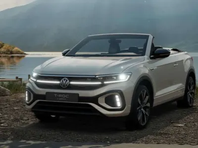 Neu VW T-Roc Cabriolet R-line 150 PS (110 kW) 2026 Ivory silver schwarz Cabrio