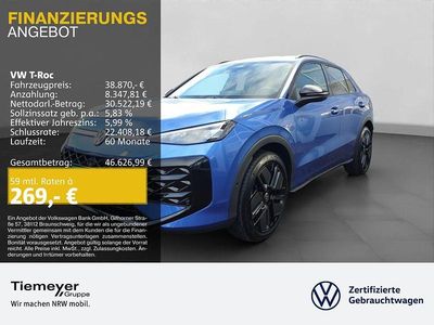 Novo VW T-Roc R-line 150 HP (110 kW) 2026 Azul SUV