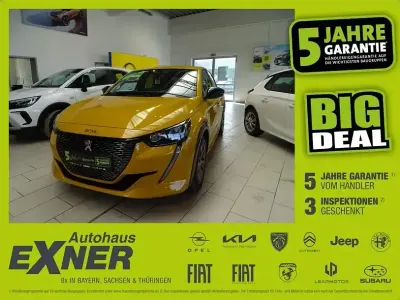 Brugt Peugeot e-208 Allure 100 kW (136 HK) 2023 Gul Hatchback