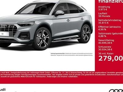 Gebraucht Audi Q5 Sportback S-Line 204 PS (150 kW) 2022 Silber SUV