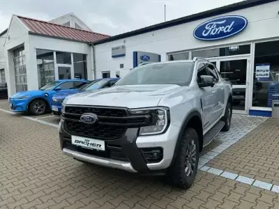Brugt Ford Ranger Wildtrack 205 HK (150 kW) 2024 Sølv Pickup / Ladvogn