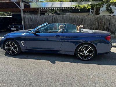 Begagnad BMW 430 Cabriolet Sport Line 252 HK (185 kW) 2019 Blå Cab