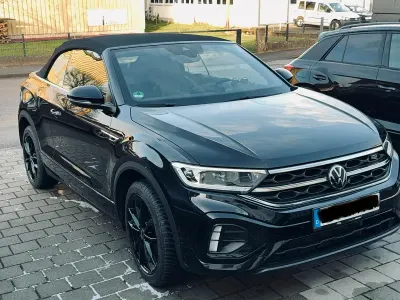Brugt VW T-Roc Cabriolet R-line 150 HK (110 kW) 2023 Sort Cabriolet