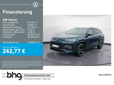 Brugt VW Tayron R-line 193 HK (141 kW) 2025 Blå SUV