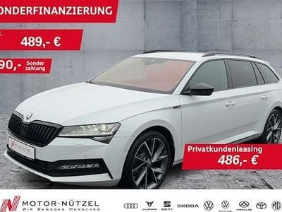 Second-hand Skoda Superb SportLine 200 CP (147 kW) 2024 Alb Break