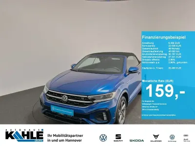 Gebraucht VW T-Roc Cabriolet R-line 150 PS (110 kW) 2025 Blau Cabrio