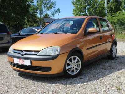 Gebraucht Opel Corsa Njoy 58 PS (42 kW) 2003 Orange Kleinwagen