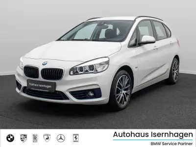 Gebraucht BMW 218 Active Tourer Sport Line 136 PS (100 kW) 2015 Weiß Van / Kleinbus