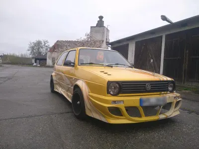 Brugt VW Golf II 140 HK (102 kW) 1990 Gul Hatchback