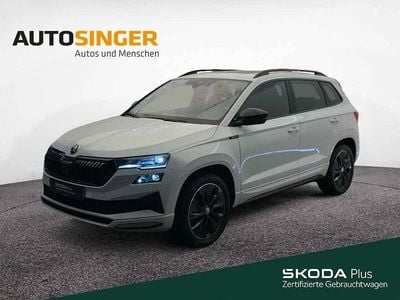 Gebraucht Skoda Karoq SportLine 190 PS (139 kW) 2024 Moonweiss metallic SUV