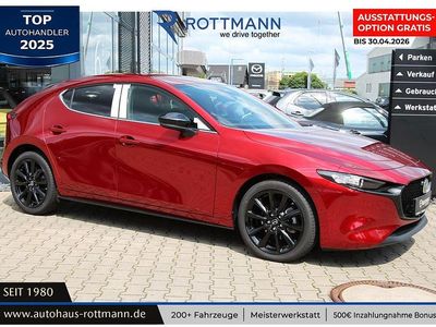Neu Mazda 3 Homura-Line 140 PS (102 kW) 2025 Rot Limousine