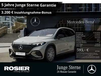 Gebraucht Mercedes EQS580 Premium Plus 400 kW (544 PS) 2024 Grau / manufaktur alpingrau SUV