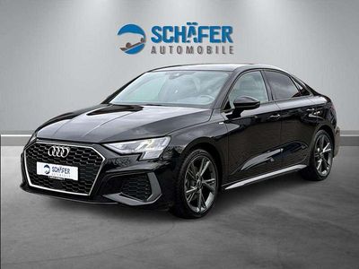Gebraucht Audi A3 S-Line 150 PS (110 kW) 2021 Mythosschwarz metallic Limousine