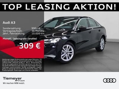 Gebraucht Audi A3 Advanced 150 PS (110 kW) 2025 Schwarz Limousine