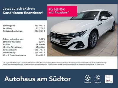 Usata VW Arteon R-line 218 CV (160 kW) 2022 Bianco Station wagon