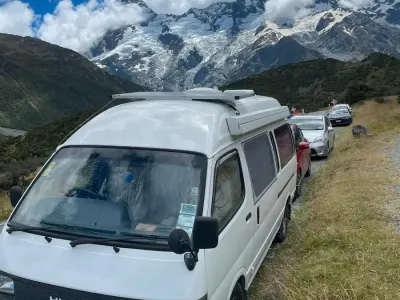 Gebraucht Toyota HiAce 82 PS (60 kW) 1992 Weiß Van / Kleinbus