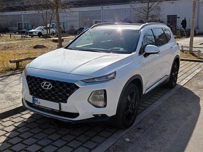 Gebraucht Hyundai Santa Fe Premium 200 PS (147 kW) 2020 Weiß SUV