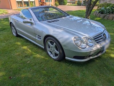 Second-hand Mercedes SL500 AMG 306 CP (225 kW) 2002 Argintiu Cabrio