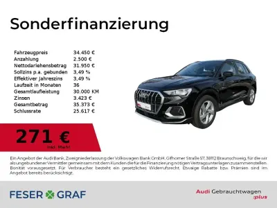 Gebraucht Audi Q3 Advanced Plus 150 PS (110 kW) 2025 Mythosschwarz metallic SUV