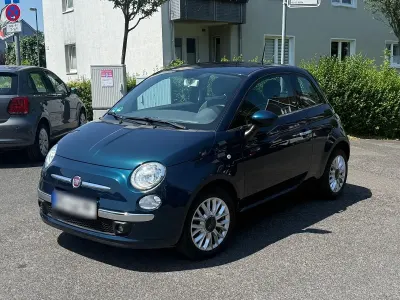 Gebraucht Fiat 500 Lounge 69 PS (50 kW) 2015 Blau Kleinwagen