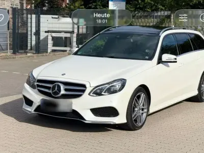 Gebraucht Mercedes E250 AMG line 204 PS (150 kW) 2014 Weiß Kombi