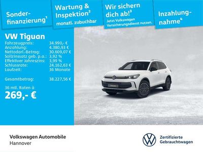 Pure white Gebraucht 2025 VW Tiguan Goal SUV | 34.990 € (Guter Preis)