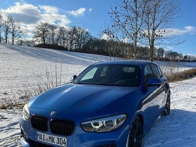 Blau Gebraucht 2018 BMW 116 M Sport Kleinwagen | 13.500 € (Fairer Preis)