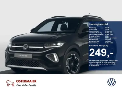 Nowe VW T-Cross R-line 116 KM (85 kW) 2025 Czarny SUV