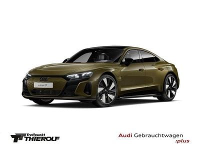 Gebraucht Audi e-tron GT quattro Sport 350 kW (476 PS) 2021 Taktikgrün metallic Limousine