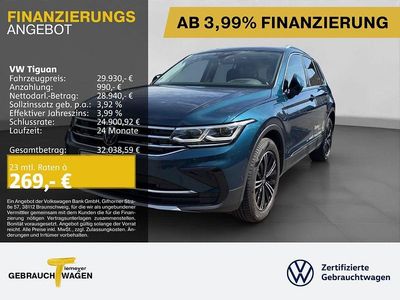 Gebraucht VW Tiguan Elegance 245 PS (180 kW) 2022 Blau SUV