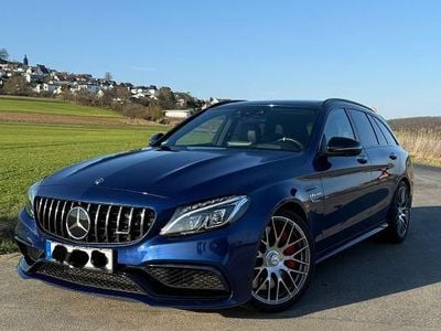 Brugt Mercedes C63S AMG AMG 510 HK (375 kW) 2018 Blå Stationcar