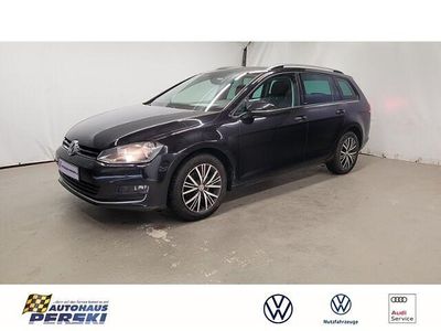 Gebraucht VW Golf VII Allstar 110 PS (80 kW) 2016 Schwarz Kombi