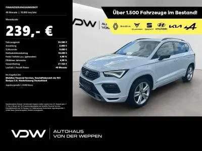 Gebraucht Seat Ateca FR 150 PS (110 kW) 2022 Nevada weiß SUV