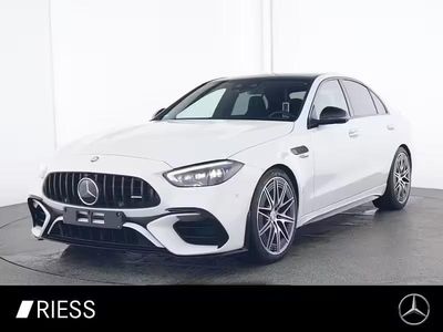 Gebraucht Mercedes C63 AMG AMG 476 PS (350 kW) 2024 Manufaktur lack manufaktur opalithweiß bright Limousine