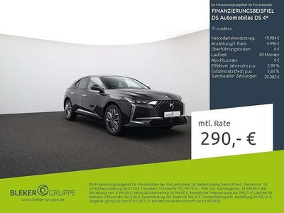 Lackierung schwarz perla nera/ Gebraucht 2023 DS Automobiles DS4 Trocadero Limousine | 24.980 € (Fairer Preis)