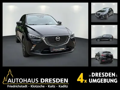 Gebraucht Mazda CX-3 Sports-Line 120 PS (88 kW) 2016 Onyxschwarz (metallic) SUV