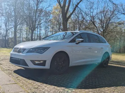 Brugt Seat Leon ST FR 150 HK (110 kW) 2016 Hvid Stationcar