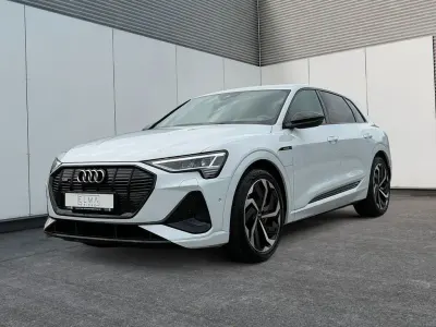 Gebraucht Audi e-tron Black Edition 300 kW (408 PS) 2022 Weiß SUV