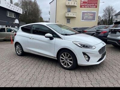 Gebraucht Ford Fiesta Titanium 101 PS (74 kW) 2019 Frostweiß Kleinwagen