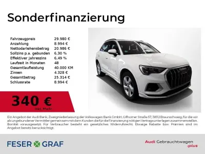 Gebraucht Audi Q3 Advanced Plus 150 PS (110 kW) 2024 Arkonaweiß SUV