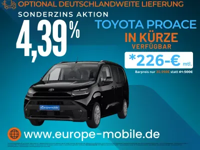 Neu Toyota Proace City City 131 PS (96 kW) 2026 Ktv graphite black metallic Van / Kleinbus