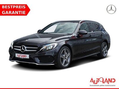 Schwarz Gebraucht 2018 Mercedes C250 AMG line Kombi | 27.490 € (Teuer)